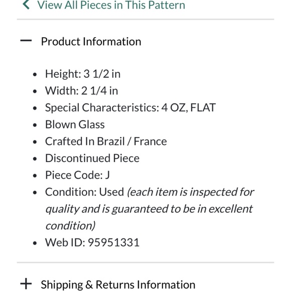 French Arcoroc Juice Glasses - Picture 3 of 3